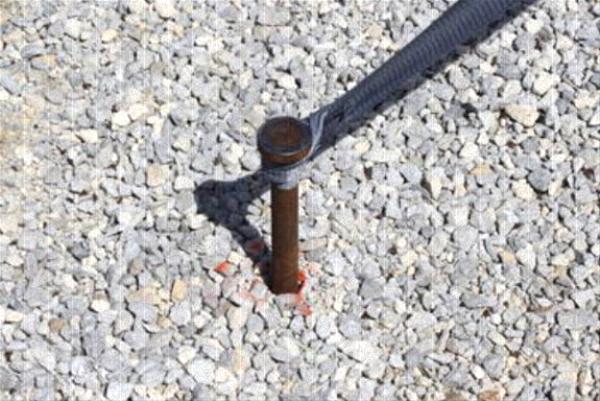 42" single head tent stake